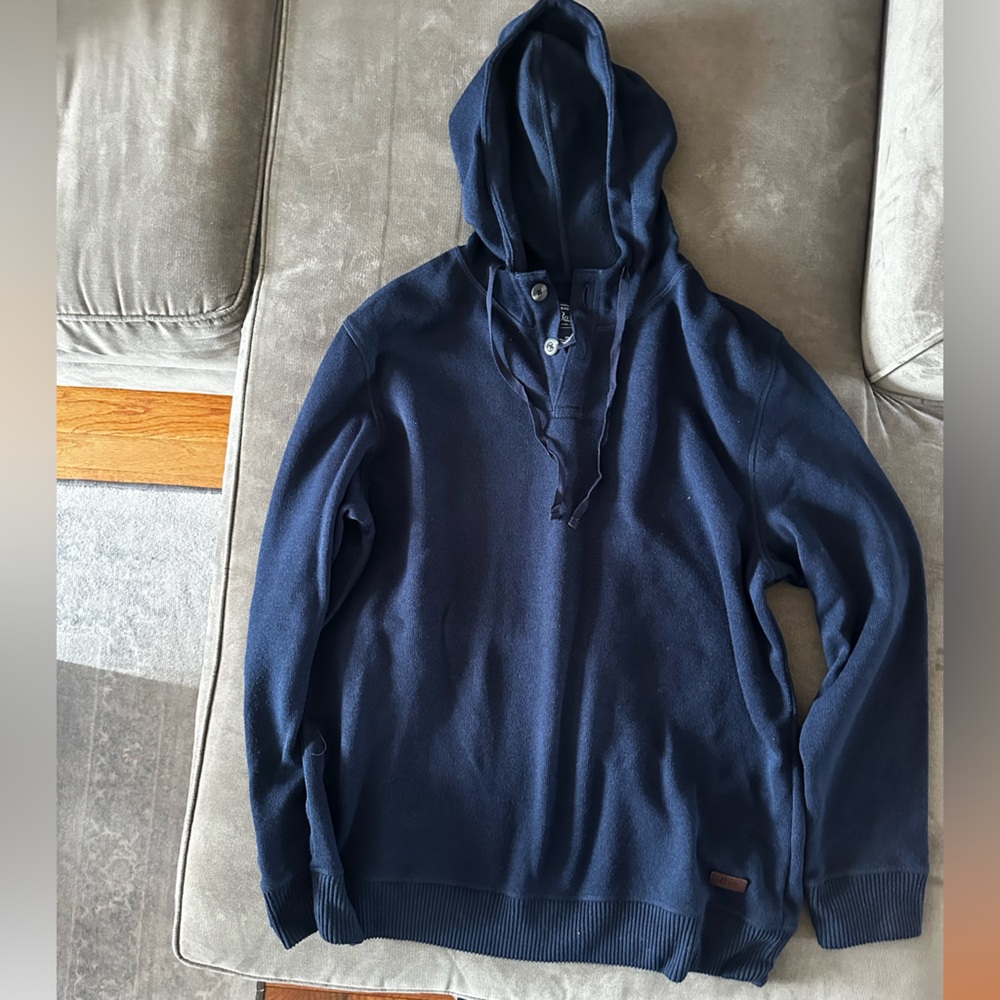 GH Bass Navy Blue Sweater Hoodie XL